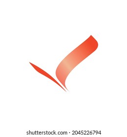 abstract wing fly letter V logo icon flat concept vector graphic design