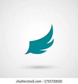 abstract wing Icon. Vector illustration EPS 10.