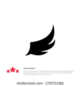 abstract wing Icon. Vector illustration EPS 10.