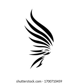 Abstract Wing Logo Design Template