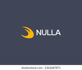 Icono del logotipo del ala abstracta. Logotipo creativo de signo de energía de velocidad de vuelo. Ilustración vectorial.