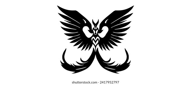Abstract Wing Logo Symbol Vector
