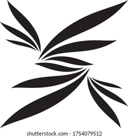 abstract wing swoosh design vector illustration	