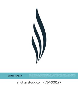 Abstract Wing Swoosh Icon Vector Logo Template Illustration Design. Vector EPS 10.