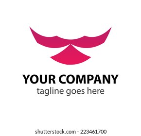 Abstract wing symbol flying sign