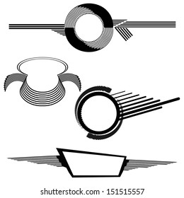 Abstract wings. 