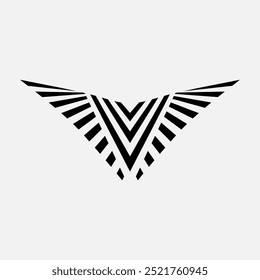 abstract wings for a possible logo