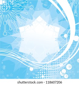 Abstract winter background