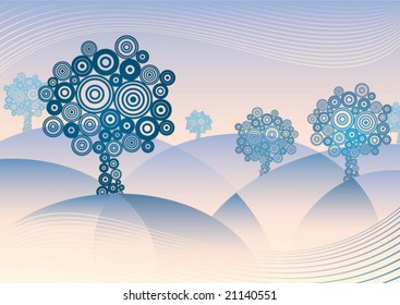 abstract winter background