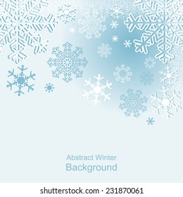 Abstract winter Background.