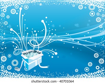  Abstract winter background