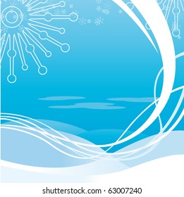 Abstract winter background