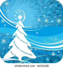abstract winter background