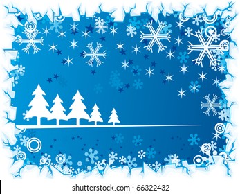 Abstract winter background