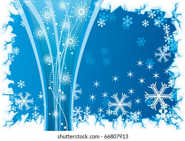 Abstract winter background