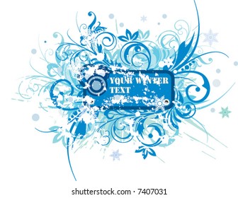 abstract winter background