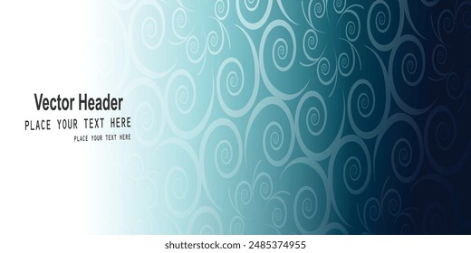 abstract winter background blue and black