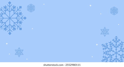 Abstractas fondo invernal con espacio de copia para texto. Ilustración vectorial para Anuncios de temporada, saludos de vacaciones y Materiales promocionales