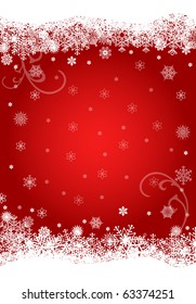 Abstract winter background with place for your text. Vector