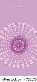 Abstract winter background with snow-flake. Vector