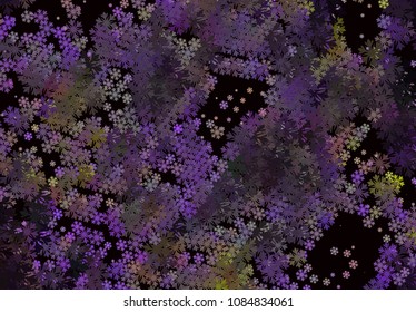 Abstract winter background with snowflakes. Design element for brochure, advertisements, flyer, greetings cards, web and other graphic designer works. Vector clip art.