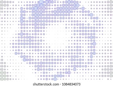Abstract winter background with snowflakes. Design element for brochure, advertisements, flyer, greetings cards, web and other graphic designer works. Vector clip art.