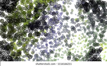 Abstract winter background with snowflakes. Design element for brochure, advertisements, flyer, greetings cards, web and other graphic designer works. Vector clip art.
