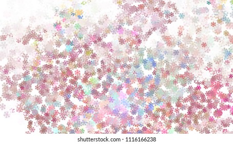 Abstract winter background with snowflakes. Design element for brochure, advertisements, flyer, greetings cards, web and other graphic designer works. Vector clip art.