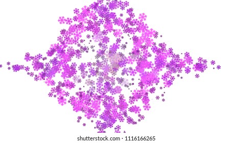Abstract winter background with snowflakes. Design element for brochure, advertisements, flyer, greetings cards, web and other graphic designer works. Vector clip art.