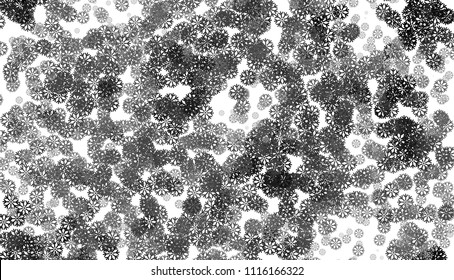 Abstract winter background with snowflakes. Design element for brochure, advertisements, flyer, greetings cards, web and other graphic designer works. Vector clip art.