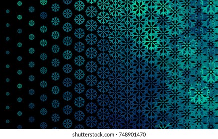 Abstract winter background with snowflakes. Design element for brochure, advertisements, flyer, greetings cards, web and other graphic designer works. Vector clip art.