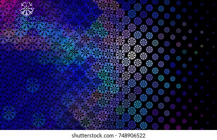 Abstract winter background with snowflakes. Design element for brochure, advertisements, flyer, greetings cards, web and other graphic designer works. Vector clip art.