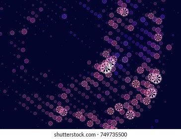 Abstract winter background with snowflakes. Design element for brochure, advertisements, flyer, greetings cards, web and other graphic designer works. Vector clip art.