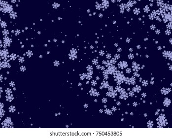 Abstract winter background with snowflakes. Design element for brochure, advertisements, flyer, greetings cards, web and other graphic designer works. Vector clip art.