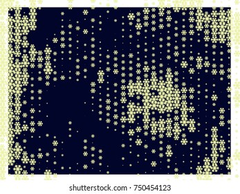 Abstract winter background with snowflakes. Design element for brochure, advertisements, flyer, greetings cards, web and other graphic designer works. Vector clip art.