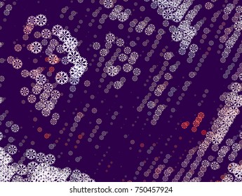 Abstract winter background with snowflakes. Design element for brochure, advertisements, flyer, greetings cards, web and other graphic designer works. Vector clip art.