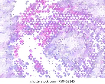 Abstract winter background with snowflakes. Design element for brochure, advertisements, flyer, greetings cards, web and other graphic designer works. Vector clip art.