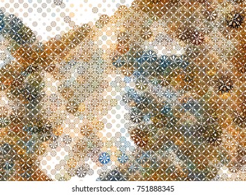 Abstract winter background with snowflakes. Design element for brochure, advertisements, flyer, greetings cards, web and other graphic designer works. Vector clip art.