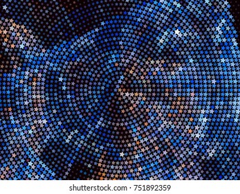 Abstract winter background with snowflakes. Design element for brochure, advertisements, flyer, greetings cards, web and other graphic designer works. Vector clip art.