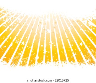 Abstract winter background with snowflakes frame. Vector illustration.