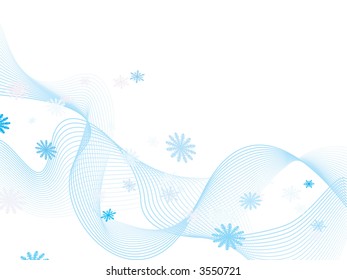 Abstract winter background that could be used for a seasonal scene