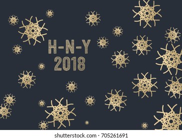 Abstract winter background - Vector Illustration, Graphic Design Editable For Your Design. Falling snow. Abstract snowflake background. Fall of snow. Easy to edit, concept for web, fabric print.