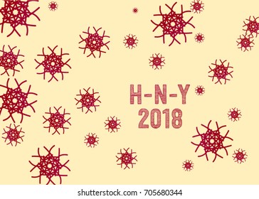 Abstract winter background - Vector Illustration, Graphic Design Editable For Your Design. Falling snow. Abstract snowflake background. Fall of snow. Easy to edit, concept for web, fabric print.