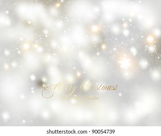 Abstract Winter Background.Christmas Abstract Bokeh. Vector