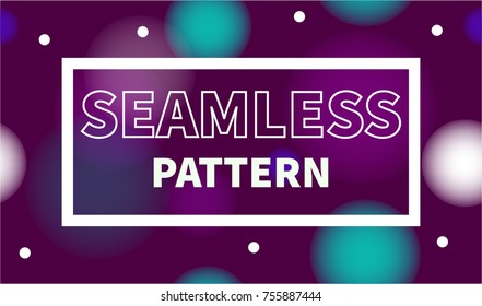 Abstract winter banner with snowfall, snow flakes. Creative template on christmas, new years sale. Christmas background with blurred circles. Vector illustration