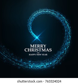Abstract Winter Christmas background. Can be used as holiday greeting cards. Vector Illustration