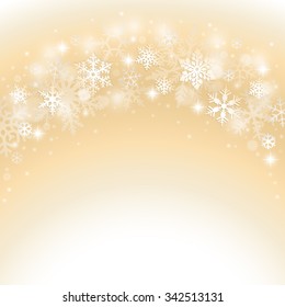 Abstract winter christmas background with snowflake