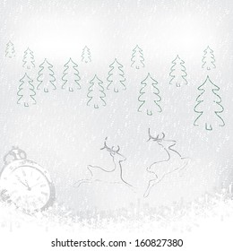  Abstract winter Christmas New Year background  