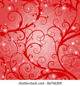Abstract winter christmas seamless background