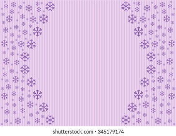 Abstract winter design with snowflakes and space for text